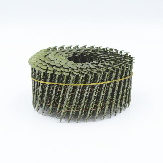 Buy cheap 2.3*45mm 16 Degree Galvanized Steel Wire Welded Air Coil Nails from wholesalers