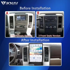 Buy cheap VIKNAV 13.8 inch Car Radio For Dodge RAM 2008-2011 Wireless Carplay from wholesalers