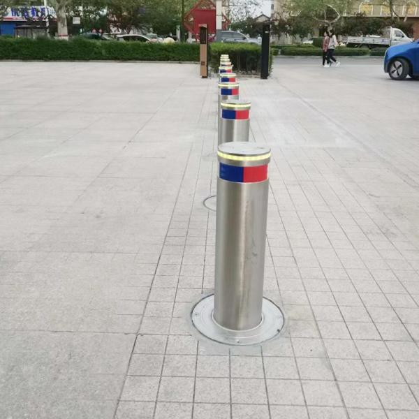 Buy cheap Remote Dia 275mm Metal Parking Bollards Raising Speed 6s Raised 0.6m from wholesalers