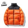 Buy cheap Contrast Color Cotton Padded Jackets Zip Up Men Crop Down Base Coat from wholesalers
