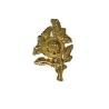 Buy cheap Europe Style Casket Accessories Gold Emerald Flower Casket Ornaments from wholesalers