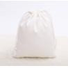 Buy cheap Drawstring bags cotton material reusable canvas shopping bags gift shopping bags from wholesalers