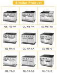Power Gas Valve LPG/NG Commercial Cooking Range Machine Low Noise with GL-ZH-RA