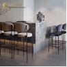 Buy cheap Restaurant Bar Chair, Hotel Bar Stool, Club High Chair, Stool Chair, High Density Foam, PU Leather Upholstery from wholesalers