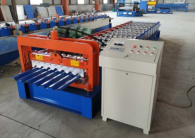Aluminium Profile Sheet Metal Roll Forming Machines Cutter Material Cr12 Heat Treatment