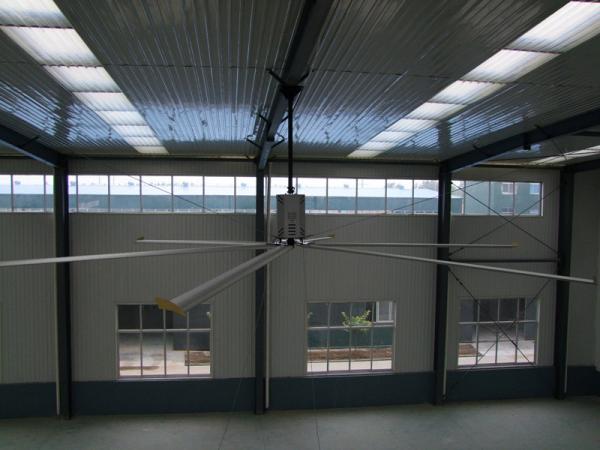 Buy cheap 24feet Large HVLS big ass Industrial Ceiling Fan For Warehouse Nord motor 1.5kw from wholesalers