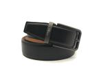 Classic Black 1-3/8 Inch Mens Leather Dress Belt