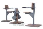 outdoor wood chair leg stretcher leg exercise machine for old people