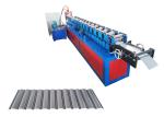Total Power 7.5KW Garage Door Roll Forming Machine , Steel Door Frame Forming