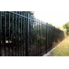 Buy cheap Customized Black Zinc Steel Metal Garrison Fence Panels Maintenance Free from wholesalers