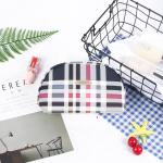 Girls Zipper Closure PU Leather Makeup Toiletry Travel Bags