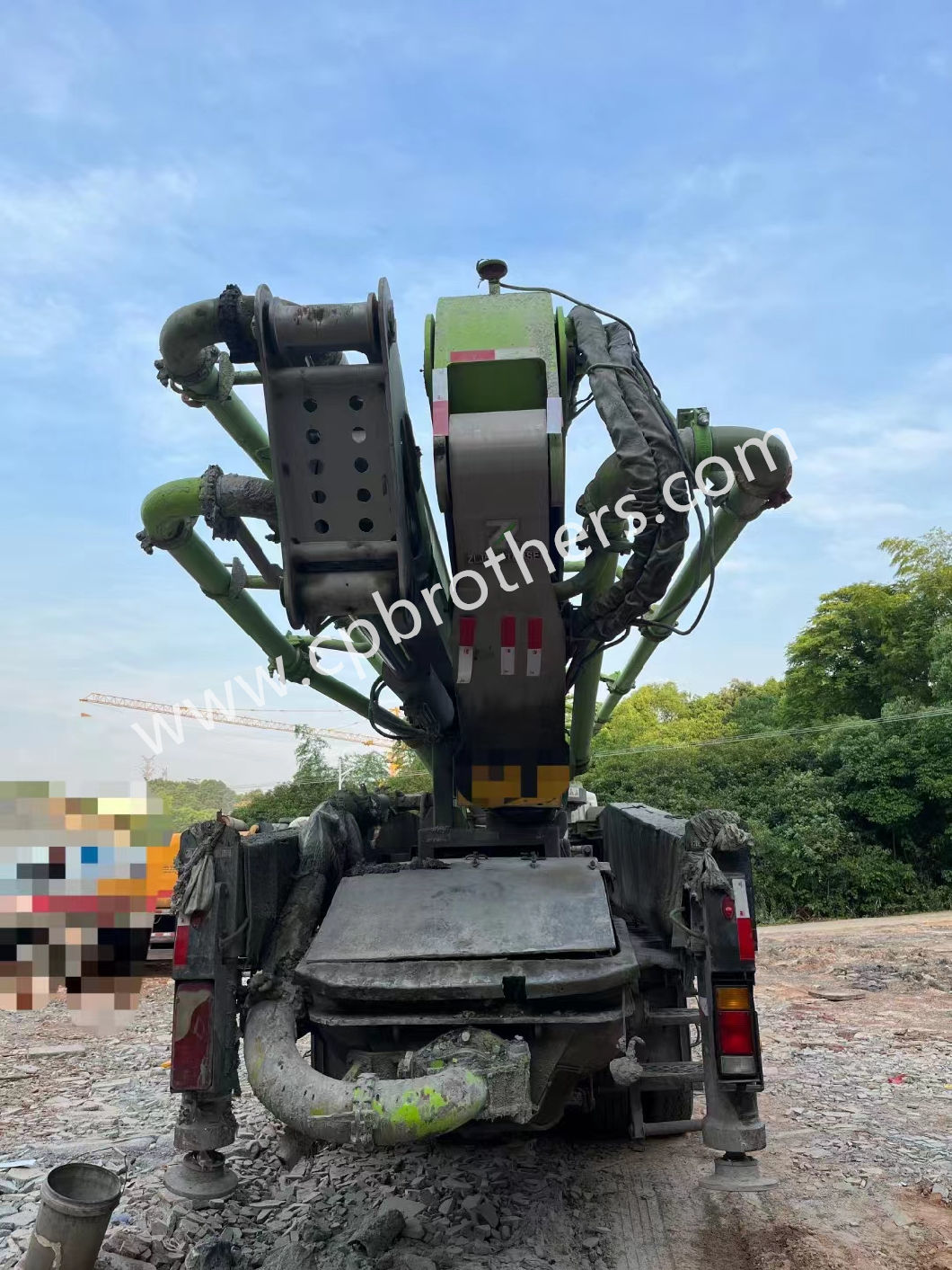 2018 Zoomlion 56m Used Concrete Boom Pump Heavy Equipment Company