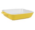 Color Glaze Ceramic Baking Tray , Non Stick Rectangle Baking Pan