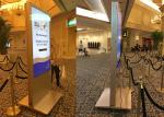 55inch golden double sided lcd advertising player lcd display digital signage