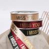 Buy cheap Rose Gold Pink Red 2.5cmX45Y Satin Gift Wrap Ribbon Patterned Grosgrain Ribbon from wholesalers