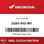 FCC Clutch Friction Disc Plate Paper For Honda Supra X 125 Blade 125 Fi Dash 125