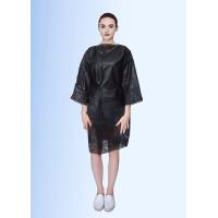 Buy cheap Black Sterile Disposable Medical Gowns , Hospital Patient Gown With Half Sleeve product