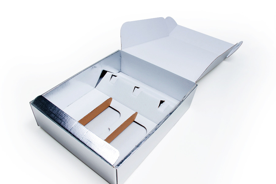 Corrugated Cardboard Wine Bottle Gift Boxes Customized Logo