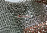 Fire Prevention Stainless Steel Ring Mesh Drapery Used As Decorative Metal