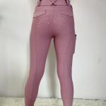 Pink Classical Horse Riding Pants XXS Equestrian Breeches Quick Dry