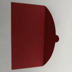 Horizontal Style Ang Bao Red Envelope Soft Touch Red Color Paper Recyclable
