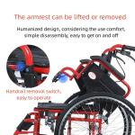 Removable And Easy Detachable Anti Slip Thickened Tube Wheelchair For Kids Adult
