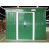 Buy cheap Green Steel Garden Sheds , Galvanized Heavy Duty Steel Storage Sheds from wholesalers