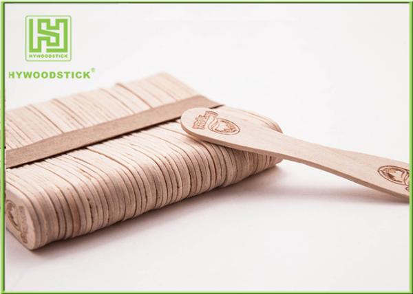 European Style Personalized Wooden Ice Cream Spoons Bulk Popsicle Sticks