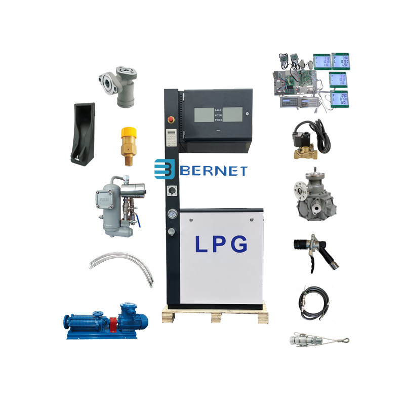 220V or 380V High Flow Rate Customizable 1-2 nozzles LPG dispenser for gas station
