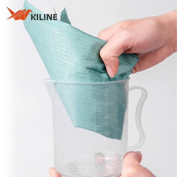 Buy cheap KILINE Strong Heavy Duty Machine Cleaning Cloth Pulp+PET For Industrial 65gsm from wholesalers