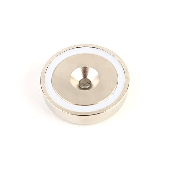 Buy cheap Chrome Coating Strong Neodymium Cup Magnet YYA60 D60x15mm from wholesalers