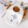 Buy cheap Various Color Muslin Baby Bibs Snap Closure Silk Screen Printing No Fading from wholesalers