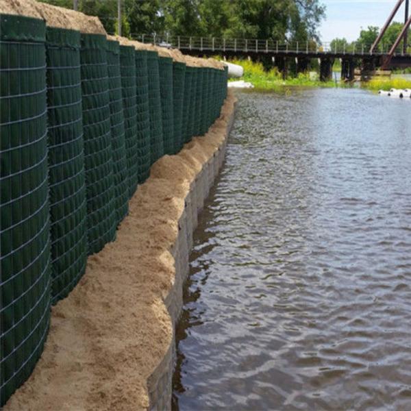 Buy cheap 1m Length Galfan Coated Gabion Hesco Fence from wholesalers