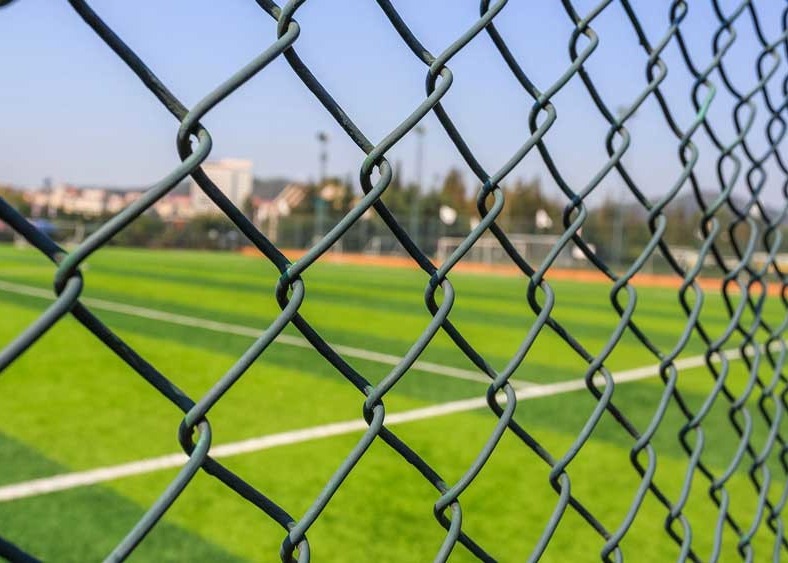 6ft Diamond Powder Coated Temporary Chain Link Fence Diamond Fence