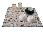 Kitchen Counter Microfiber Dish Drying Mat For Cup Bottle