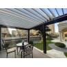 Buy cheap High quality terrace roof automatic aluminum shutters pergola aluminum outdoor from wholesalers