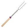 Buy cheap Outdoor BBQ Stainless Steel Skewers Marshmallow Roasting Sticks With Wooden Handle from wholesalers