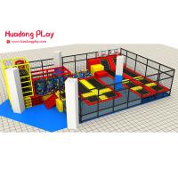 Buy cheap Foam Pit Customized Professional Trampoline Equipment For 200 Sqm Indoor product