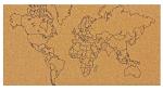 Yuelin Home Office Cork Board Wall Map Tearproof ISO9001