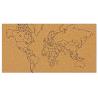 Buy cheap Yuelin Home Office Cork Board Wall Map Tearproof ISO9001 from wholesalers