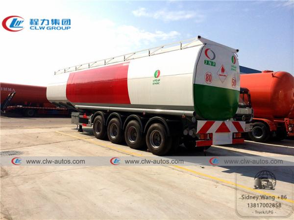 Buy cheap 4 Axle 65000L 45T 50T 55T Fuel Tanker Truck Semi Trailer from wholesalers