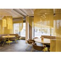 Buy cheap Insect Door Aluminium Chain Link Fly Screens Gunmetal 90x210cm For Partition product