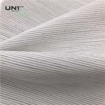 100% Polyester Woven Fusible Horse Hair Interlining Fabric Chest Interlining