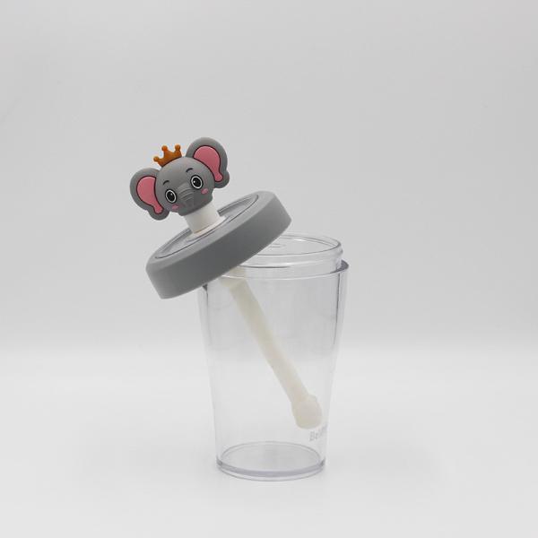 Buy cheap Leak Proof BPA Free Children'S Water Bottle With Cartoon Bear Stopper from wholesalers