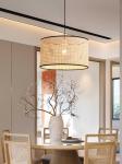 Rattan chandelier restaurant modern minimalist creative living room bedroom