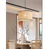 Buy cheap Rattan chandelier restaurant modern minimalist creative living room bedroom balcony Japanese-style lamps(WH-WP-91) from wholesalers