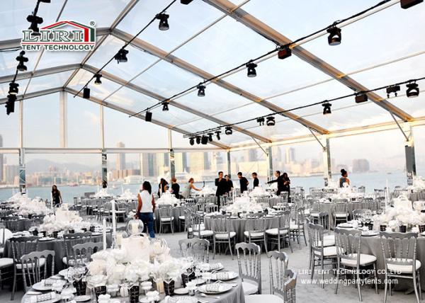 Transparent Clear Roof Outdoor Event Tents / Garden Wedding Marquee Large