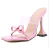 Buy cheap PVC Straps 25.5cm 10 Inch High Heel Sandals Martini Heels Big Size 40 from wholesalers