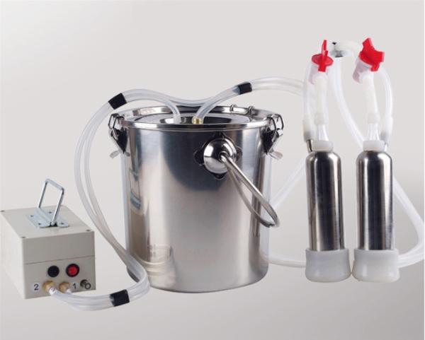 Portable Electric Stainless Steel Cow Milking Machine Reinforced Hemming For