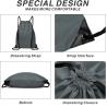 Buy cheap Sports Gym Shockproof Drawstring Bag Backpack Water Resistant With Zipper from wholesalers